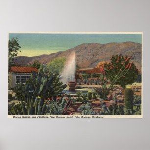 Cactus Garden, Palm Springs Hotel Poster