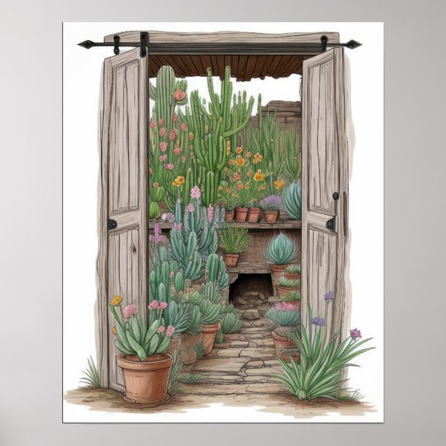 Cactus Garden Poster (Front)