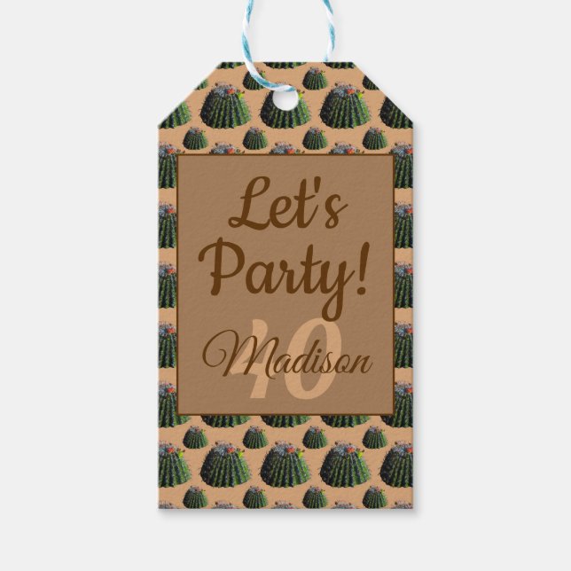 Cactus Gift Tags (Front)