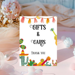 Cactus Gifts and Cards Bridal Shower Table Sign