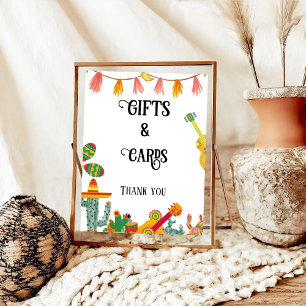 Cactus Gifts and Cards Bridal Shower Table Sign