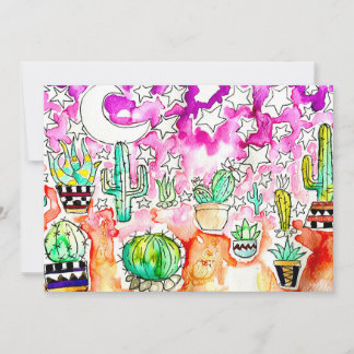 Cactus Greeting Card