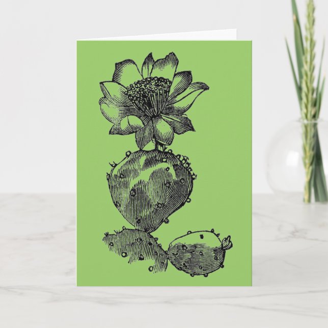 Cactus Greeting Card (Front)