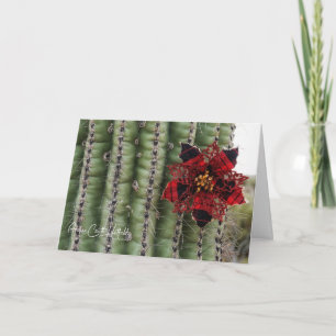 Cactus Holiday Card