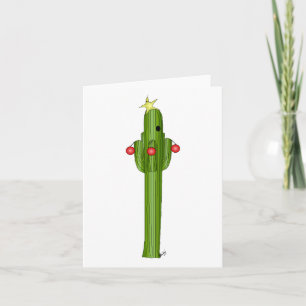Cactus Holiday Card