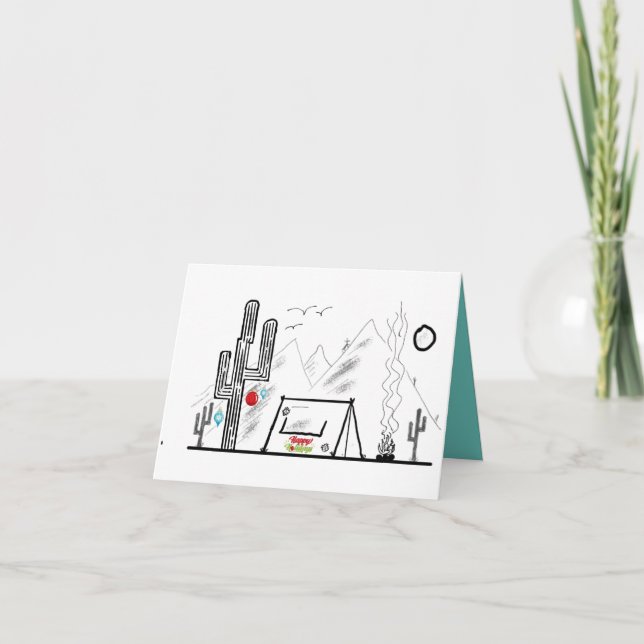 Cactus Holidays 1 Card (Front)