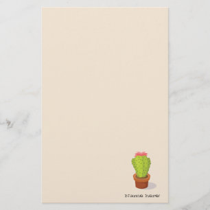 Cactus in Pot Stationery