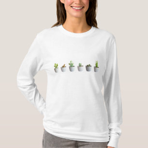 Cactus in pots T-Shirt