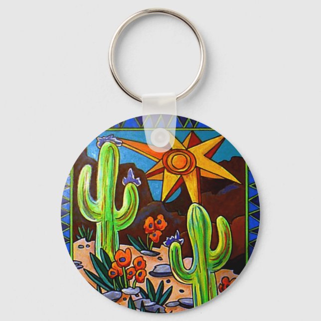 Cactus in the Southwest Key Ring (Front)