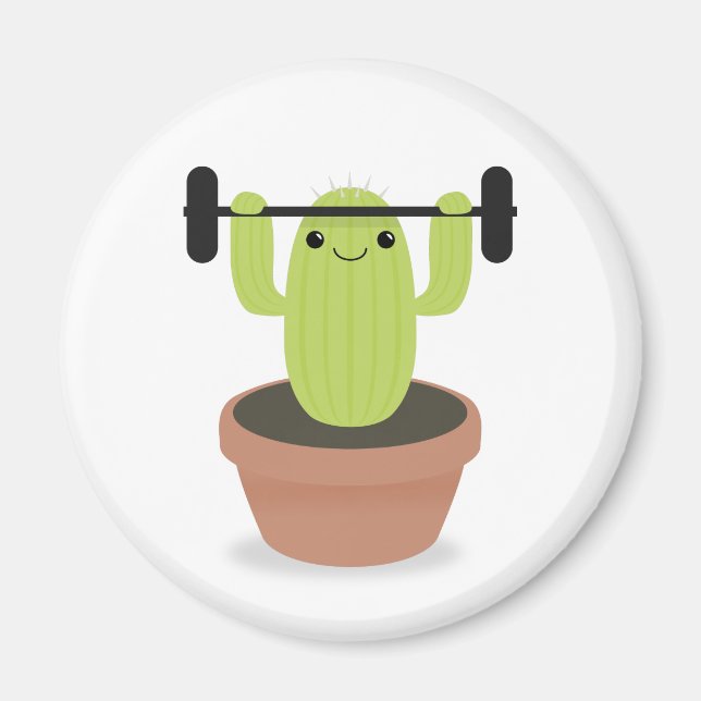 Cactus in training magnet (Front)