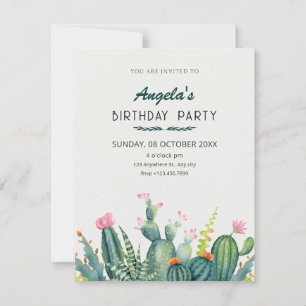 Cactus invitation