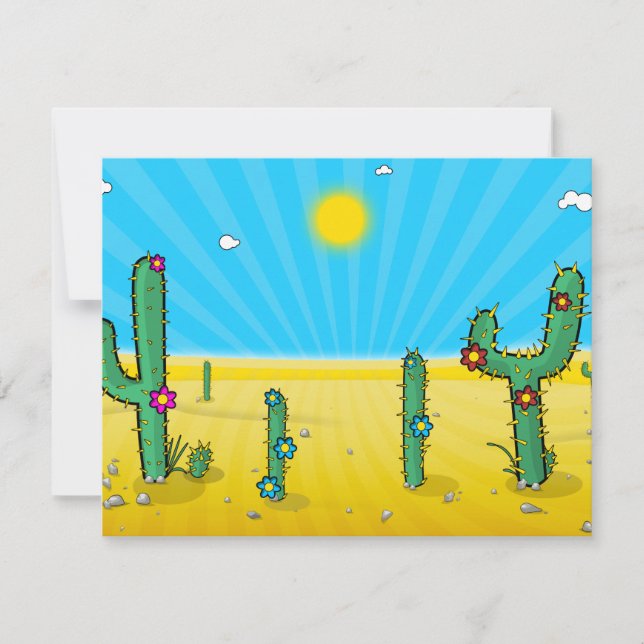 Cactus! Invitation (Front)