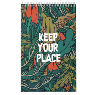 Cactus Keep Your Place Calendar