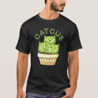 Cactus Kitty Catcus Succulent Saguaro Cat Pun