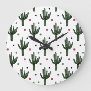 Cactus Large Clock