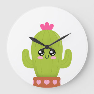 Cactus Large Clock