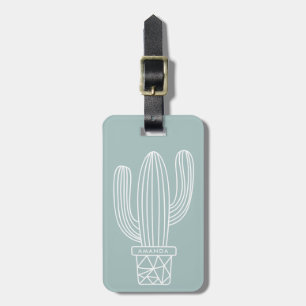 Cactus Luggage Tags
