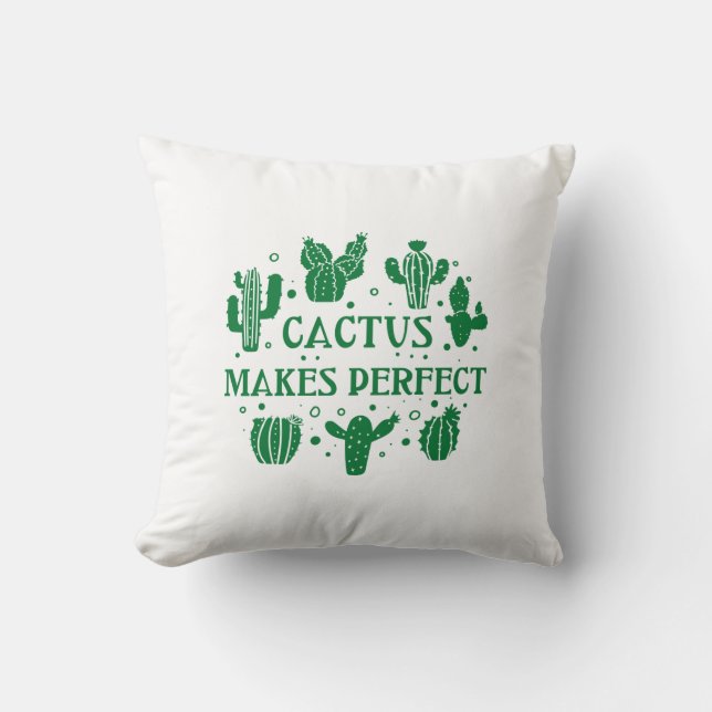 Cactus Makes Perfect Cushion (Front)