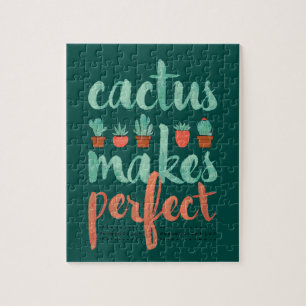 Cactus Makes Perfect Jigsaw Puzzle