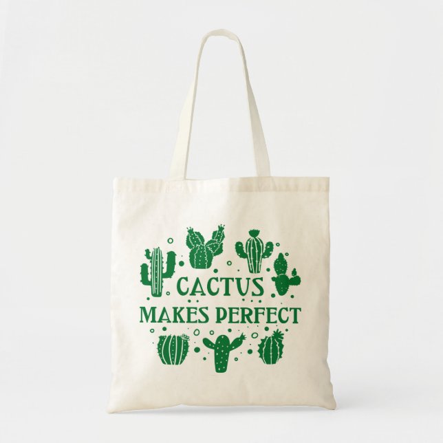 Cactus Makes Perfect Tote Bag (Front)