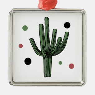 Cactus Metal Tree Decoration