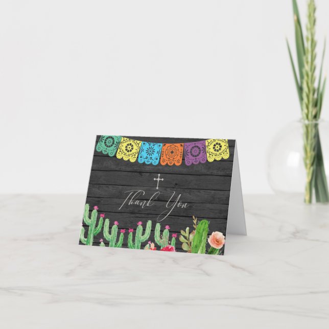 Cactus Mexican Thank You card (Front)