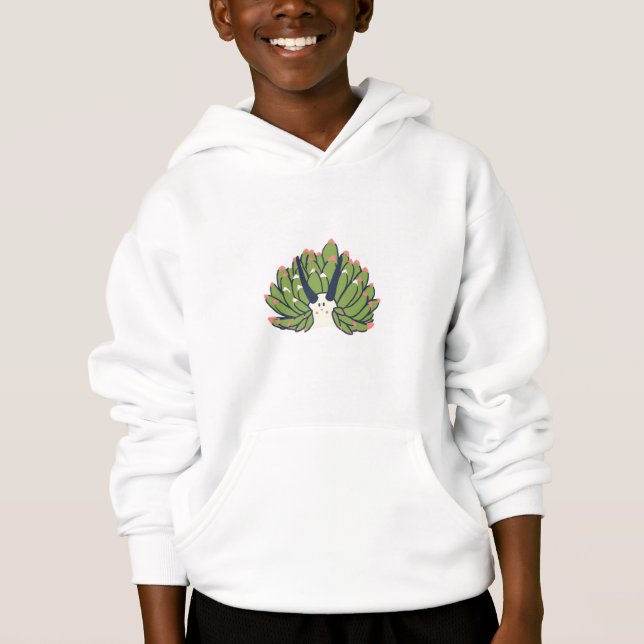 Cactus Monster Cartoon Illustration (Front)