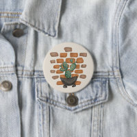 Cactus Oasis: Brick Wall Decor Inspired by Nature