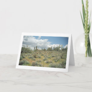 Cactus Pastoral Sweep Greeting Card or Note Card
