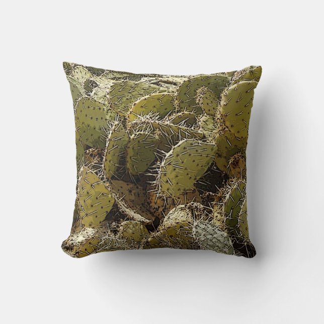 Cactus Patch Cushion (Front)