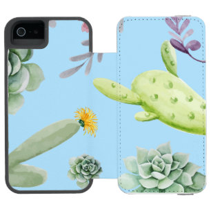 Cactus Pattern 10 Incipio Watson™ iPhone 5 Wallet Case