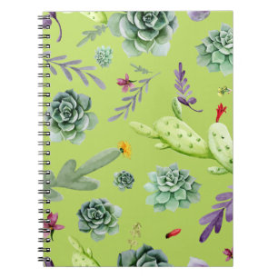 Cactus Pattern 6 Notebook