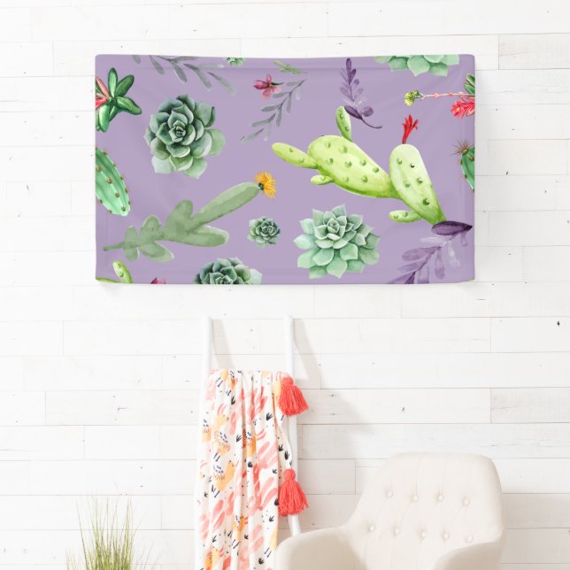 Cactus Pattern 7 Banner (Insitu)