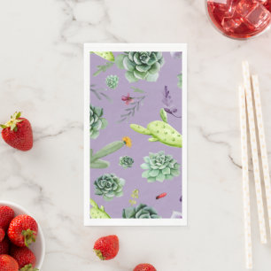 Cactus Pattern 7 Napkin