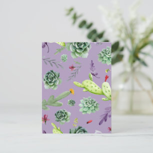 Cactus Pattern 7 Postcard