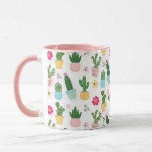 Cactus Pattern Mug