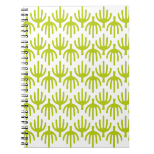 Cactus pattern notebook