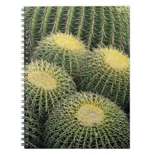 Cactus Pattern Spiral Notebook