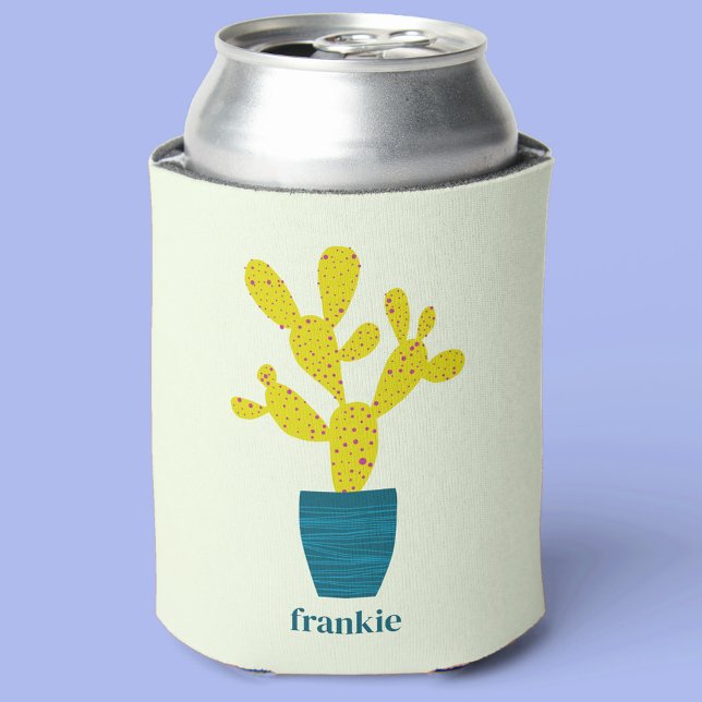Cactus Personalised Can Cooler (Creator Uploaded)