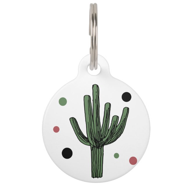 Cactus Pet Tag (Front)