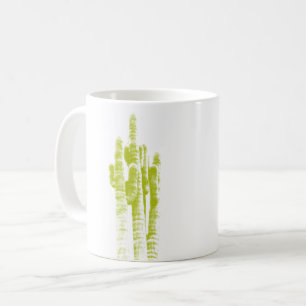 Cactus Photo Art Lime Green Modern Desert Fun Coffee Mug