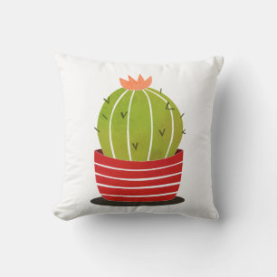 CACTUS PILLOW cactus in a pot minimal art 