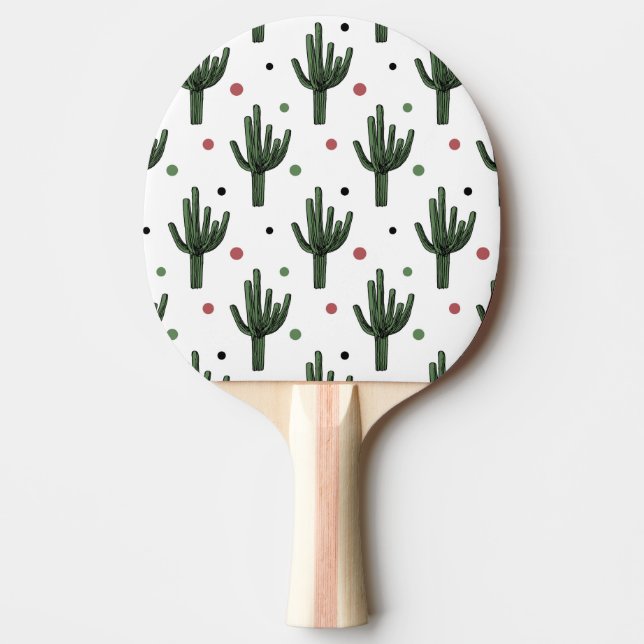 Cactus Ping Pong Paddle (Front)