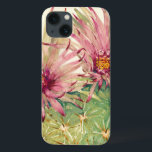 Cactus Pink Blossoms iPhone 13 Case<br><div class="desc">Cactus Pink Blossoms  Artist: Tim OToole</div>
