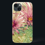 Cactus Pink Blossoms iPhone 13 Case<br><div class="desc">Cactus Pink Blossoms  Artist: Tim OToole</div>