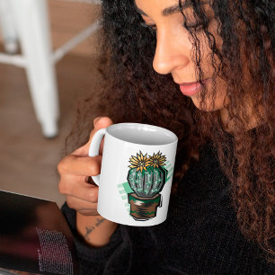 Cactus Plant In A Pot Coffee Mug