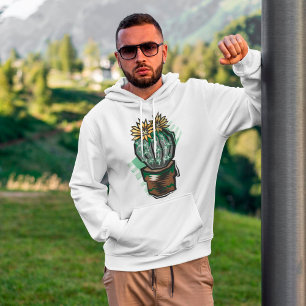 Cactus Plant In A Pot Hoodie