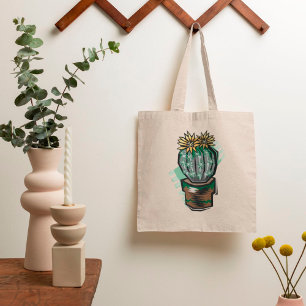 Cactus Plant In A Pot Tote Bag