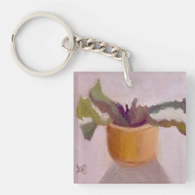 Cactus Plant Key Ring (Front)