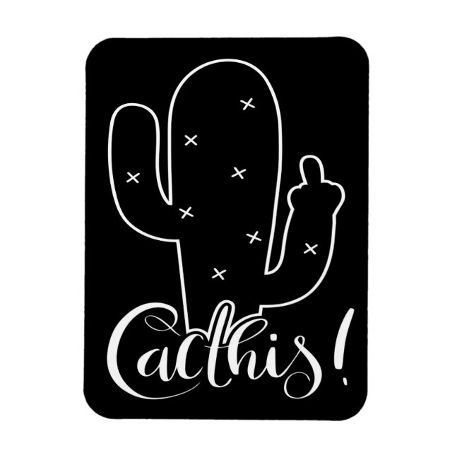 Cactus Plant Magnet (Vertical)